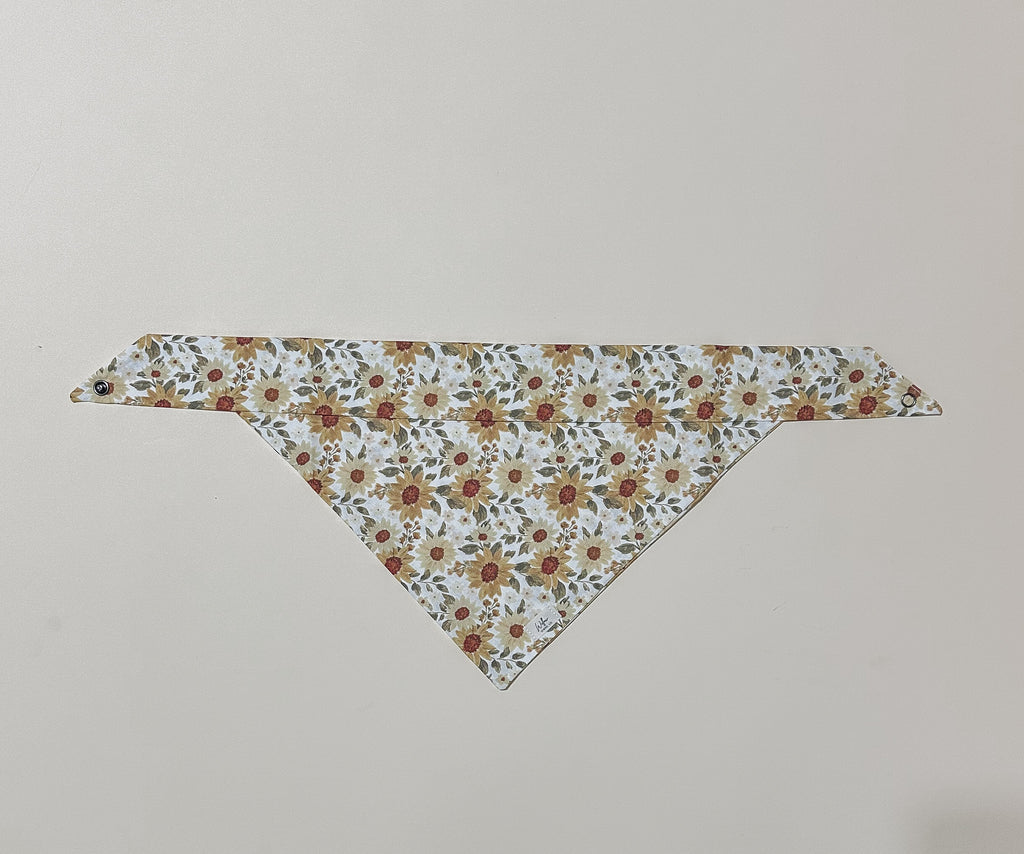 Autumn Sunflower Pet Bandana