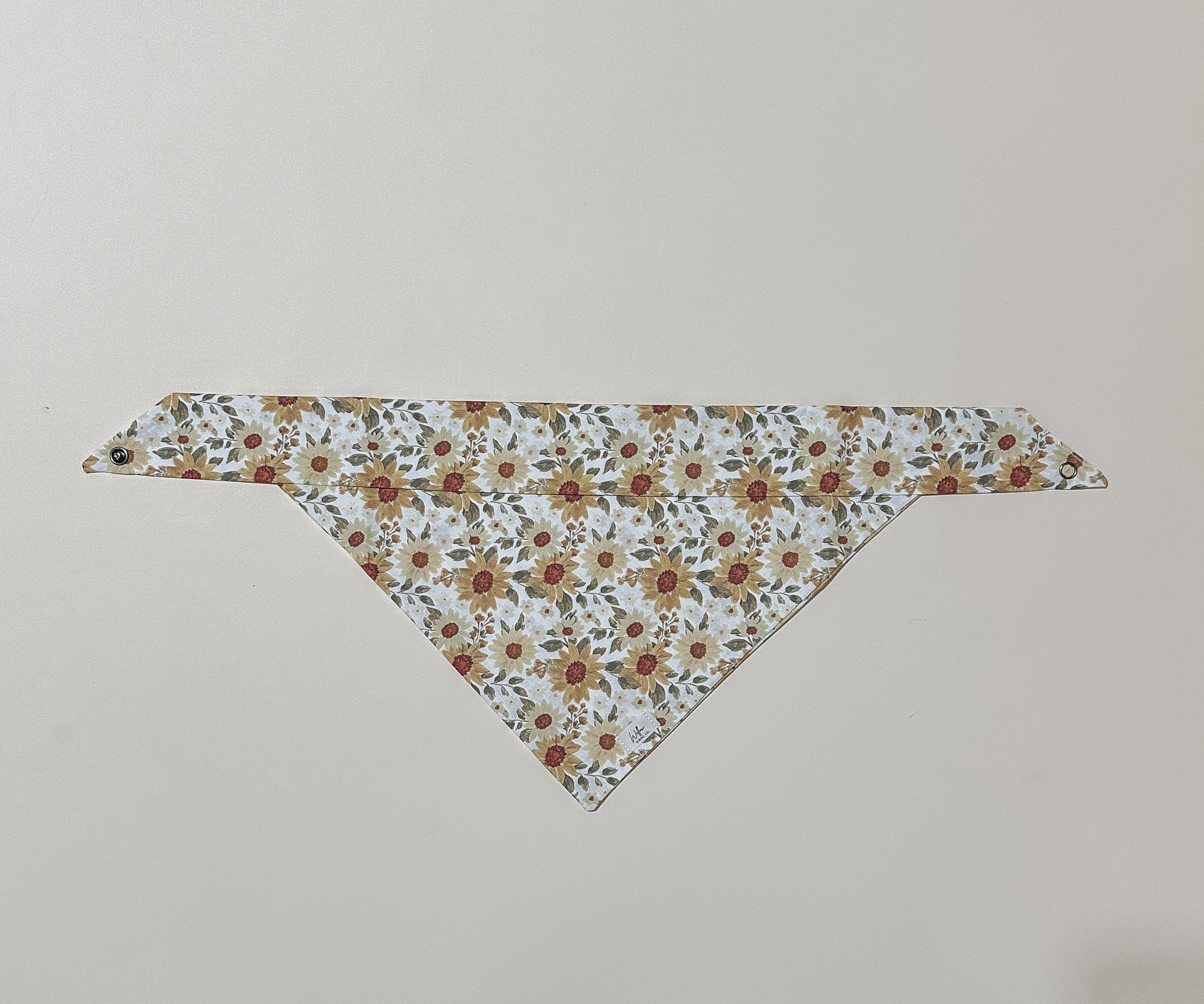 Autumn Sunflower Pet Bandana
