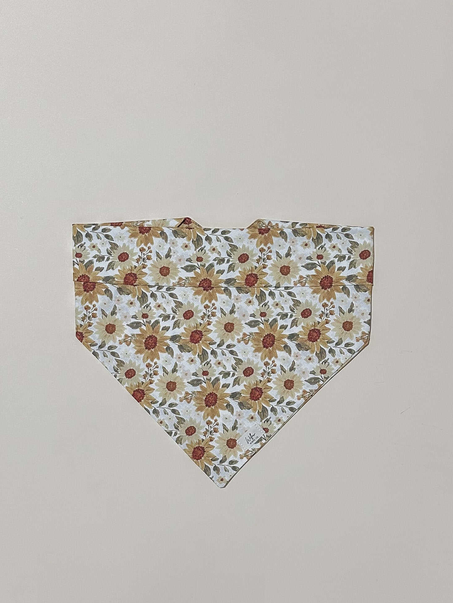 Autumn Sunflower Pet Bandana
