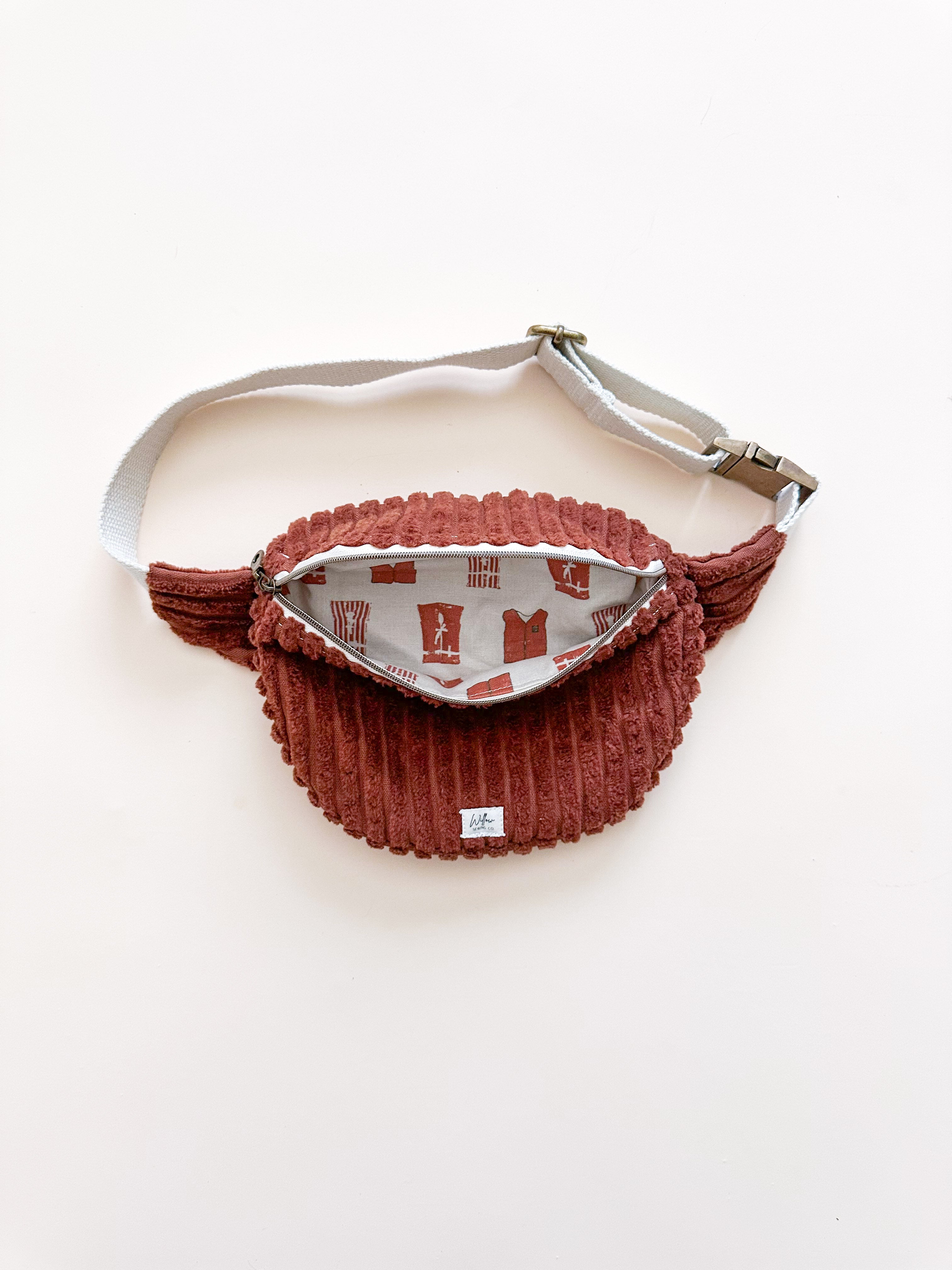 Rust Corduroy Bum Bag