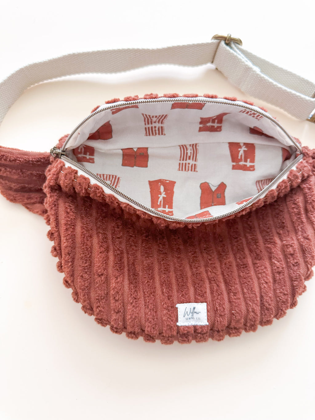 Rust Corduroy Bum Bag