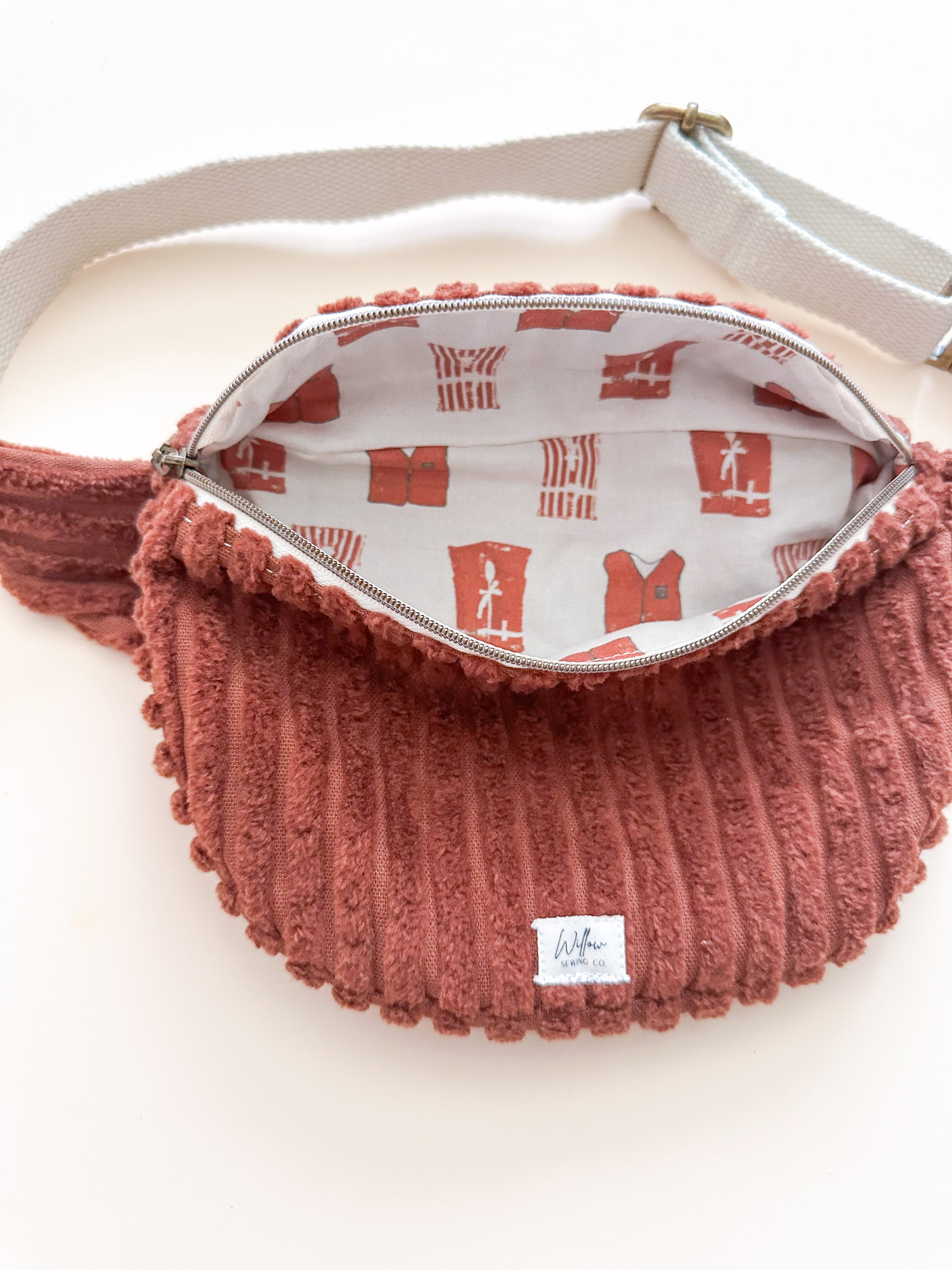 Rust Corduroy Bum Bag